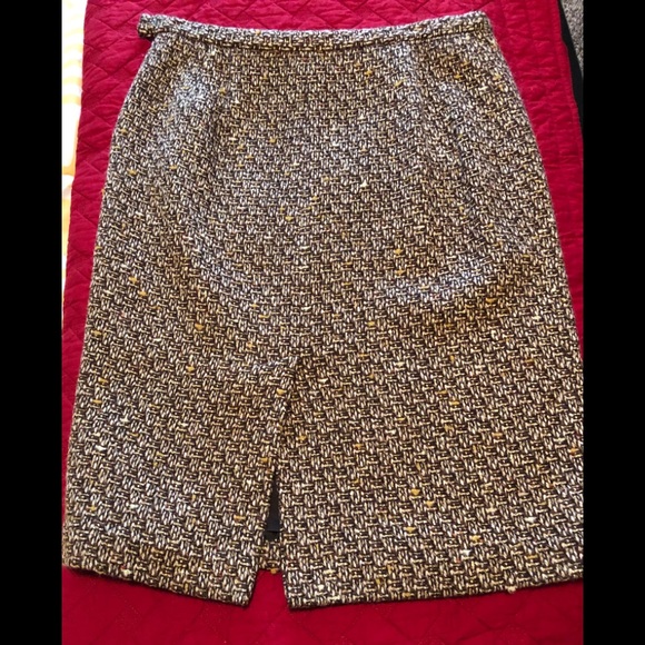 Ann Taylor Loft Tweed Straight Skirt - size 10 - Picture 5 of 5